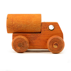 木玩具卡车古董幼儿园教育木头童年乡愁汽车孩子物品旅行图片