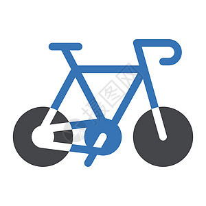 自行车运动运输旅行速度车轮黑色插图活动背景图片