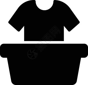 洗涤木板家务衣服熨烫黑色插图衬衫洗涤剂机器垫圈图片