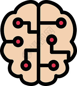 智力机器互联网科学插图神经元技术机器人电路芯片网络背景图片