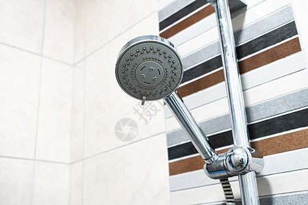 淋浴室 水管关上酒店喷嘴蓝色温泉家庭合金卫生浴室金属水滴图片