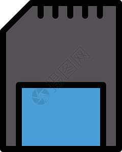 芯芯片贮存界面卡片黑色用户网络记忆插图数据标签图片