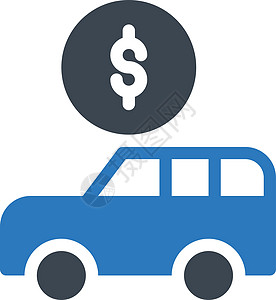 美元驾驶服务价格硬币现金推销员网络市场商业分期付款图片