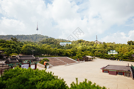 韩国南韩村旅游花园旅行传统文化吸引力市中心城市房子游客图片