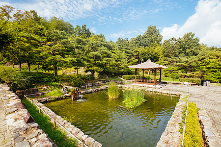 韩国南韩村邻里游客历史文化建筑城市花园市中心传统房子图片