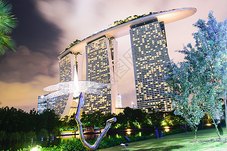 新加坡中央商业的景象 建筑物和地标公园森林景观天空建筑学商业游客旅行建筑雕塑图片