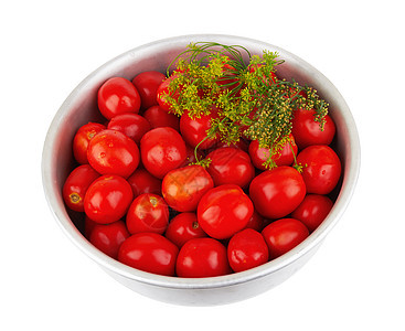 盆地中的番茄蔬菜植物白色营养食物饮食收成花园红色绿色图片