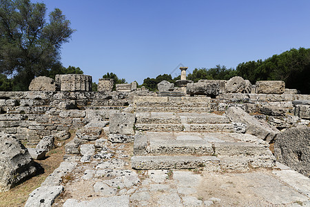 古代奥林匹亚火焰艺术大理石体育场建筑学避难所宗教寺庙废墟上帝图片