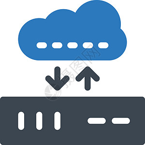 服务器数据库托管互联网插图网络贮存中心等距房间商业图片