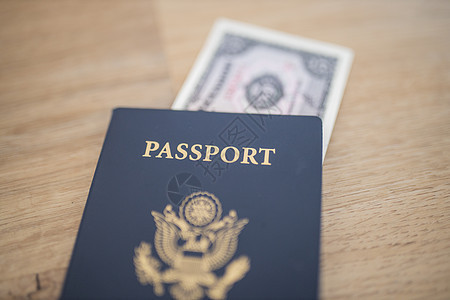 内含5份厄瓜多尔苏克雷法案的美国护照Inside卡片假期游客控制安全公民货币移民国籍签证图片