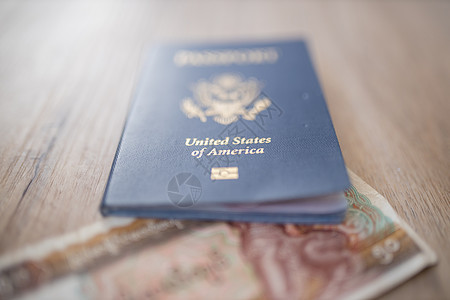 在 50缅甸缅元法案 之外颁发的美国护照 6边界卡片货币世界海关文档安全签证账单鉴别图片