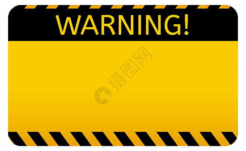 警告标签 注意黄色信息 危险带条纹横幅 带有文字的薄膜空间 矢量关注传单图片