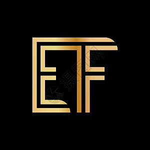 上写字母E和F的Golden Hue中图片