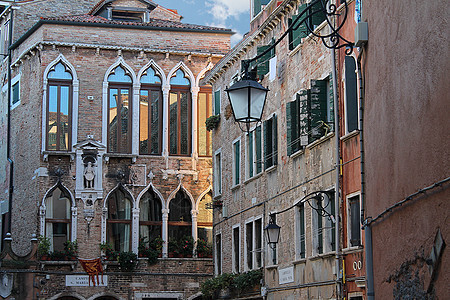 维尼斯城景色美极了旅游市中心地标建筑学旅行历史性城市景观建筑假期图片
