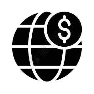 在线经济金融插图投资艺术世界地球货币交换销售背景图片