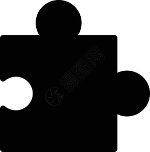 战略白色拼图游戏插图解决方案团队商业黑色玩具团体背景图片