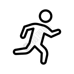 马拉松活动插图男性运动白色运动员速度赛跑者男人短跑图片
