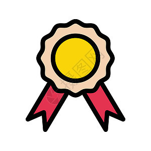 成功丝带奖章插图运动标签质量荣誉成就锦标赛勋章背景图片
