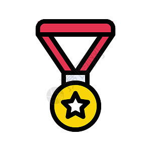 成功冠军成就荣誉徽章质量运动锦标赛胜利奖章插图背景图片