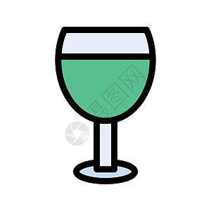 果汁液体玻璃酒吧杯子酒精饮料黑色餐厅白色插图背景图片