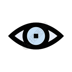外观插图男性网络镜片商业圆圈药品科学曲线眼球背景图片