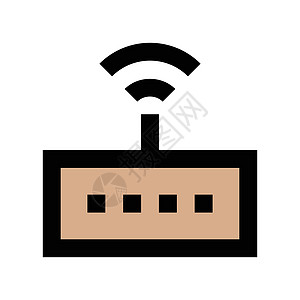 路由器互联网网络天线上网白色中心民众插图宽带技术图片