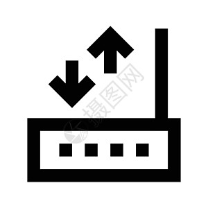 路由器插图图标用户界面标识网络互联网上网白色天线港口图片