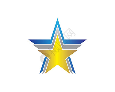 星标志模板矢量图标它制作图案星星空气人士快感身份推广品牌插图教育公司图片
