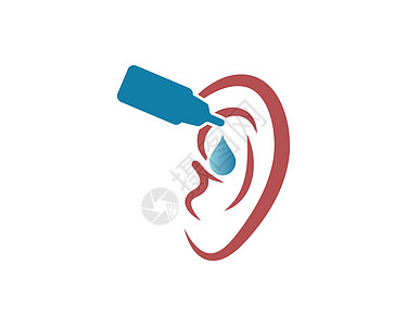 耳朵标志图标矢量设计它制作图案听力体积听觉医疗科学感官插图生物学测试嗓音图片