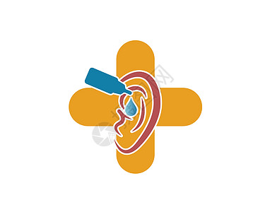 耳朵标志图标矢量设计它制作图案听觉体积听力嗓音插图医疗解剖学生物学运河声学图片