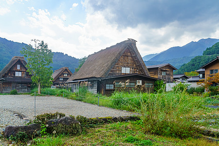 Gogimachi村农庄村庄农家旅游茅草建筑旅行遗产农场世界风景图片