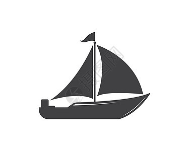 Logo 试样板矢量图标插图汽船血管船舶帆船油船船运钓鱼驳船海洋运输图片