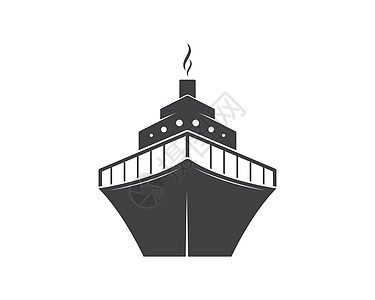 Logo 试样板矢量图标插图游艇运输旅游蓝色罗盘驳船运河旅行汽船港口图片