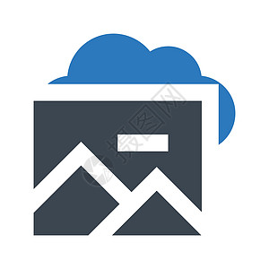云技术电话云景画廊网络贮存蓝色插图天气多云背景图片