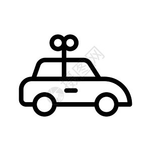 玩具交通汽车插图绿色蓝色敞篷车孩子网站旅行驾驶图片