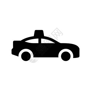 计程出租车民众标识街道网络司机商业机器汽车白色插图背景图片