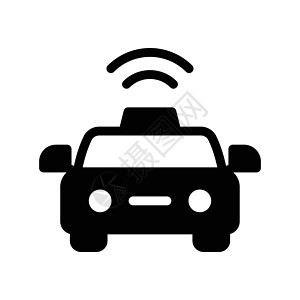 加州插图信号商业汽车驾驶仪白色标识旅行机器黑色背景图片