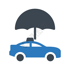 伞式雨伞安全汽车插图黑色民众司机标识车辆机器旅行图片