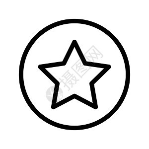 恒星星质量成就插图丝带勋章成功星星胜利运动荣誉背景图片