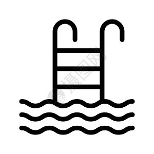 现金池标识海滩梯子网络运动插图海浪徽章酒店喜悦图片