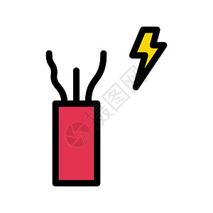 电动活力模版危险工程电压力量电缆电气绳索卡宾图片