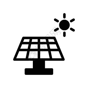活力黑色阳光细胞技术控制板生态插图太阳环境力量图片