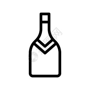 酒精酒酒精饮料酒吧标签餐厅黑色玻璃藤蔓瓶子菜单图片