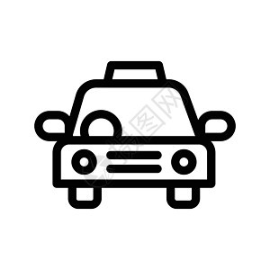 汽车机器白色司机网络标识旅行运输民众车辆插图背景图片
