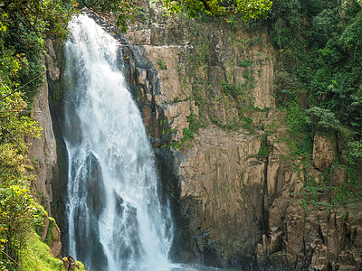 At Khao Y 森林中央瀑布照片彩虹丛林植物山楂树自然运动水池叶子摄影天堂图片