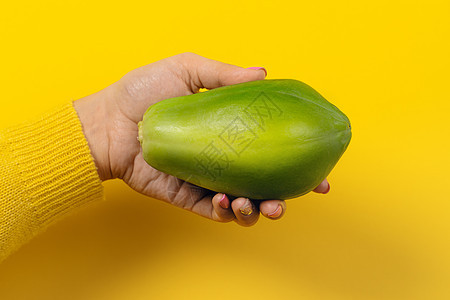 素食食品水果绿色食物甜点热带营养情调早餐木瓜饮食图片