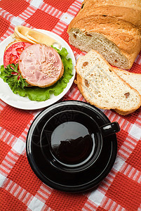 仍然有面包的生活味道棕褐色粮食种子静物新月金子市场木板面粉图片