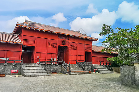 舒里Shurijo城堡主入口大门王国帝国场景世界寺庙庭院旅游历史性遗产旅行图片