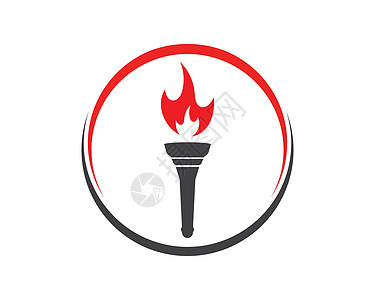 火炬标志图标插图矢量设计竞赛自由锦标赛成功运动仪式优胜者成就火焰活力图片