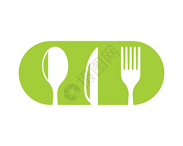 叉子 勺子徽标矢量图餐厅插图盘子午餐派对面条用餐刀具菜单用具图片